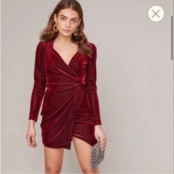 Astr | Dresses | Nwot Astr The Label Lanita Red Merlot Velvet Faux Wrap Holiday Dress Size Small | Poshmark Astr | Dresses | Nwot Astr The Label Lanita Red Merlot Velvet Faux Wrap Holiday Dress Size Small | Poshmark